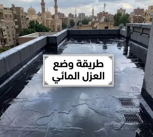 طريقة وضع العزل المائي